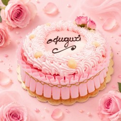Torta sfumata rosa