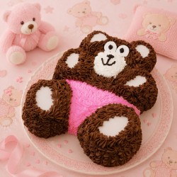 Torta Orsetto rosa