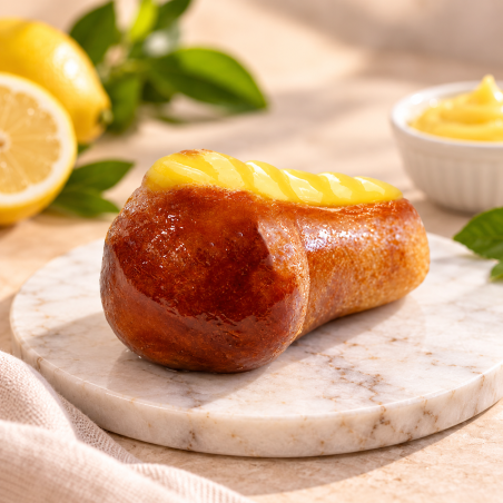 babà alla crema pasticcera