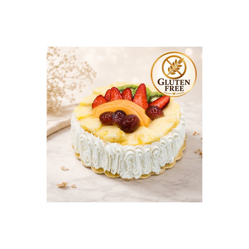 Torta Chantilly alla frutta senza glutine