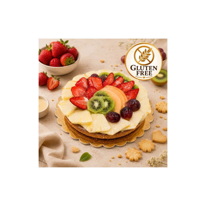 Crostata di frutta fresca senza glutine