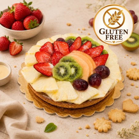 Crostata di frutta fresca senza glutine