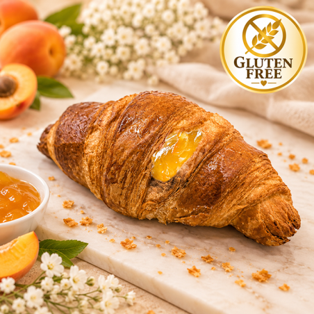 Croissant all’albicocca senza glutine