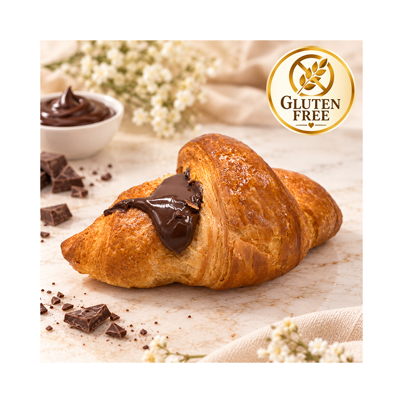Croissant alla nocciola senza glutine