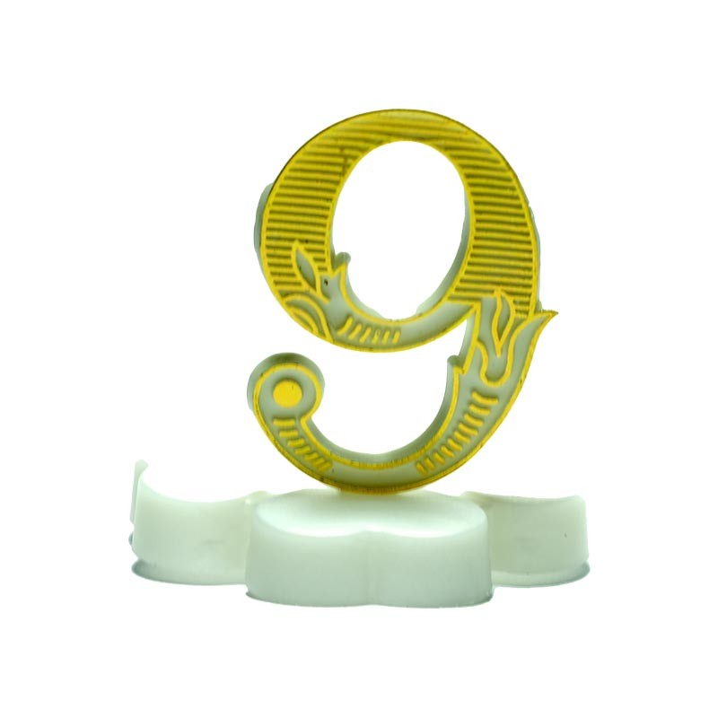 Numero 9 per torta compleanno