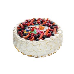 Torta chantilly frutti di bosco con foto