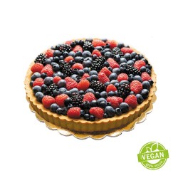 Torta crostata Frutti di Bosco vegana