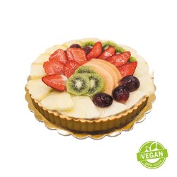 Torta Crostata di frutta vegana